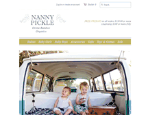 Tablet Screenshot of nannypickle.com.au